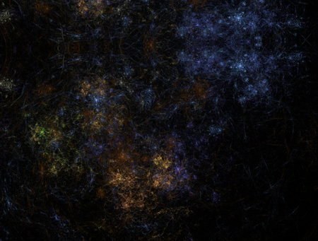 Imaginatory fractal background generated Imageの写真素材