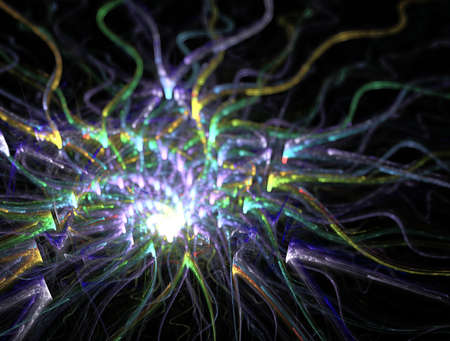 Imaginatory fractal background generated Image