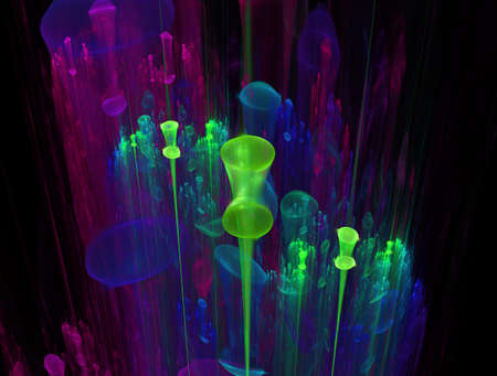 Imaginatory fractal background generated Image