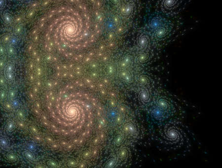 Imaginatory fractal background generated Image
