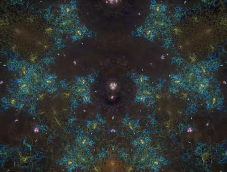 Imaginatory fractal background generated Image