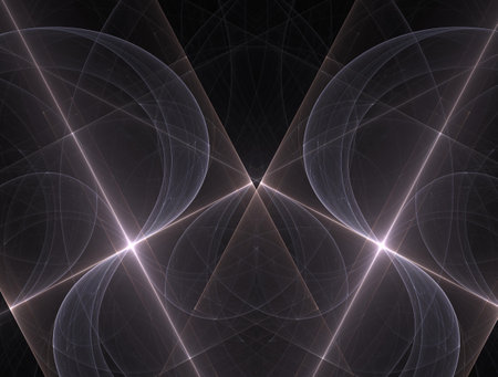 Imaginatory fractal background generated Imageの写真素材