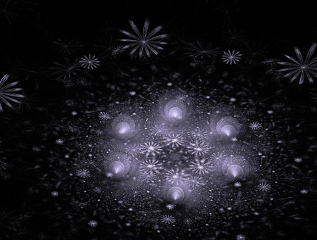 Imaginatory fractal background generated Imageの写真素材