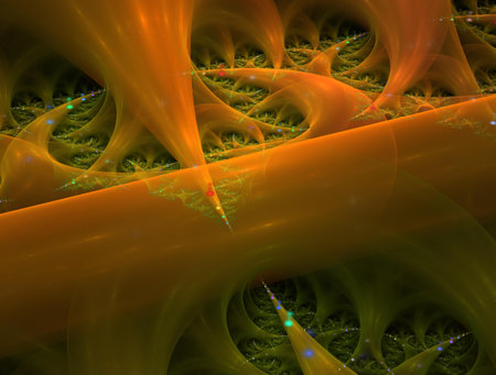 Imaginatory fractal background generated Imageの写真素材