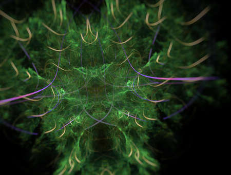 Imaginatory fractal background generated Image