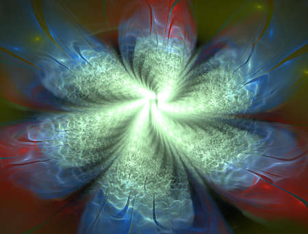 Imaginatory fractal background generated Imageの写真素材