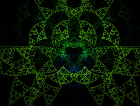 Imaginatory fractal background generated Imageの写真素材