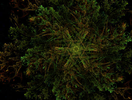 Imaginatory fractal background generated Imageの写真素材