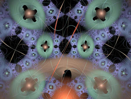 Imaginatory fractal background generated Image