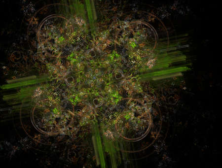 Imaginatory fractal background generated Image