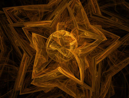 Imaginatory fractal background generated Imageの写真素材