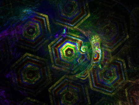 Imaginatory fractal background generated Image
