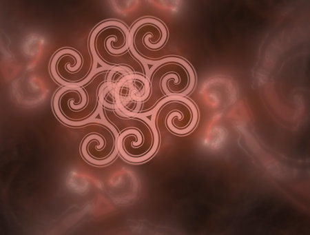 Imaginatory fractal background generated Imageの写真素材