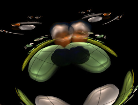 Imaginatory fractal background generated Image