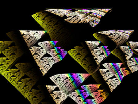 Imaginatory fractal background generated Image