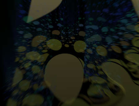 Imaginatory lush fractal texture generated image abstract background