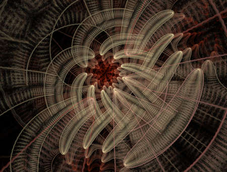 Imaginatory fractal background generated Imageの写真素材