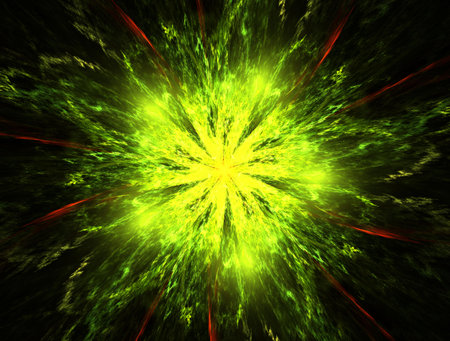 Imaginatory fractal background generated Imageの写真素材