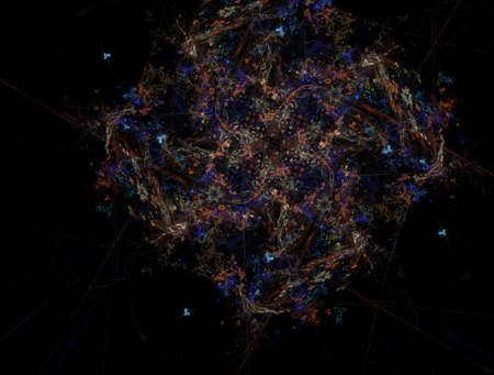 Imaginatory fractal background generated Image