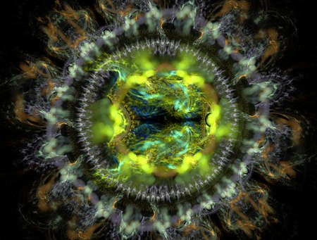 Imaginatory fractal background generated Image