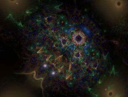 Imaginatory fractal background generated Image