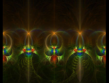 Imaginatory fractal background generated Image