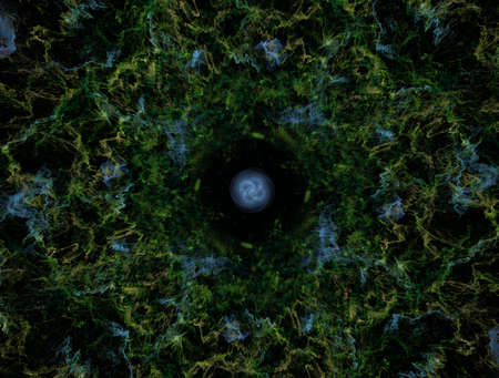 Imaginatory fractal background generated Imageの写真素材
