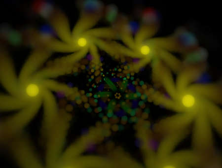 Imaginatory fractal background generated Imageの写真素材