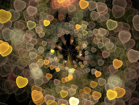 Imaginatory fractal background generated Imageの写真素材