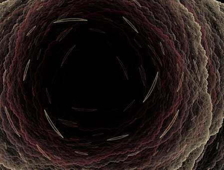 Imaginative fractal generated abstract