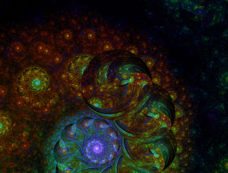 Imaginatory fractal background generated Image