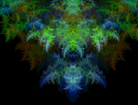 Imaginatory fractal background generated Imageの写真素材