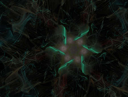 Imaginatory fractal background generated Imageの写真素材