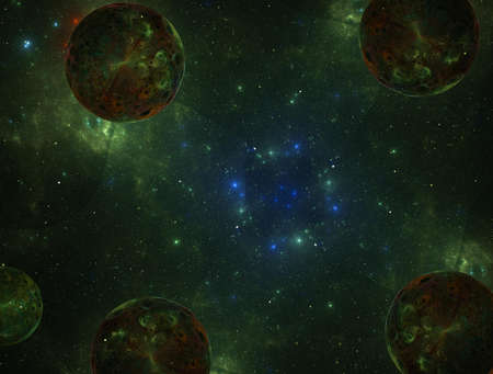 Imaginatory fractal background generated Image