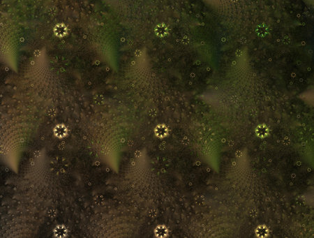 Imaginatory fractal background generated Imageの写真素材