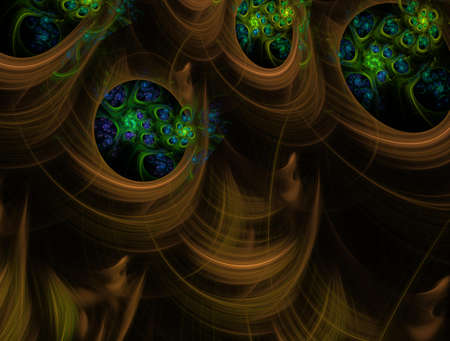 Imaginatory fractal background generated Image