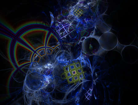 Imaginatory fractal background Image