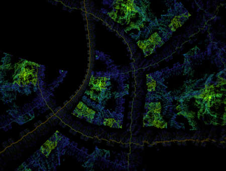 Imaginatory fractal background abstract Imageの写真素材