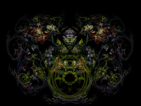 Imaginatory fractal abstract background Imageの写真素材