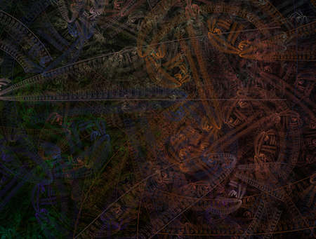 Imaginatory fractal abstract background Imageの写真素材