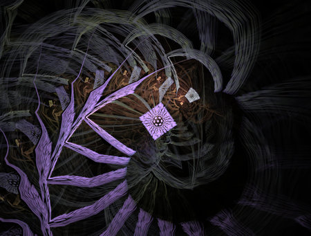 Imaginatory fractal abstract background Imageの写真素材