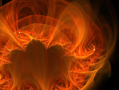 Imaginatory fractal abstract background Imageの写真素材