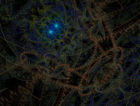 Imaginatory fractal abstract background Image