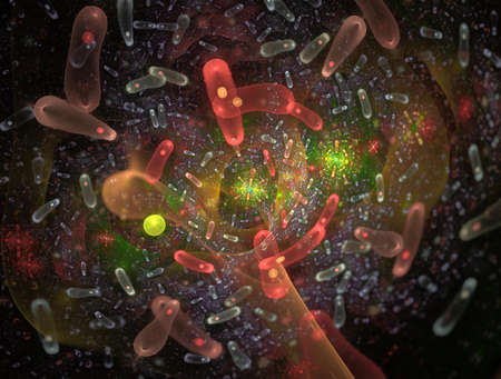 Imaginatory fractal abstract background Image