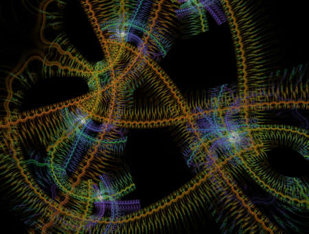 Imaginatory fractal abstract background Image
