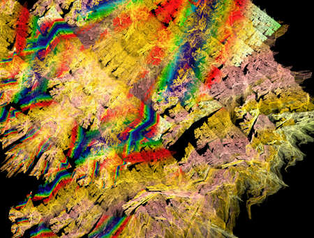 Imaginatory fractal abstract background Imageの写真素材