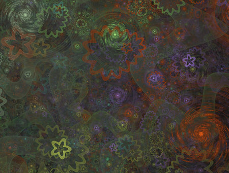 Imaginatory fractal abstract background Imageの写真素材
