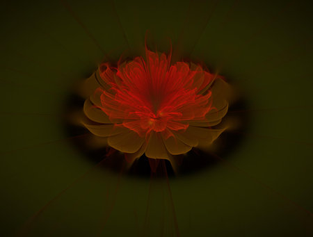 Imaginatory fractal abstract background Imageの写真素材