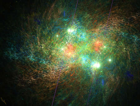 Imaginatory fractal abstract background Image