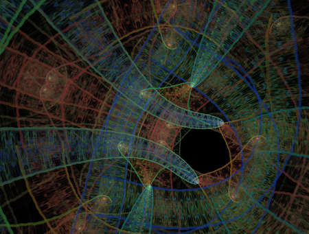 Imaginatory fractal abstract background Imageの写真素材